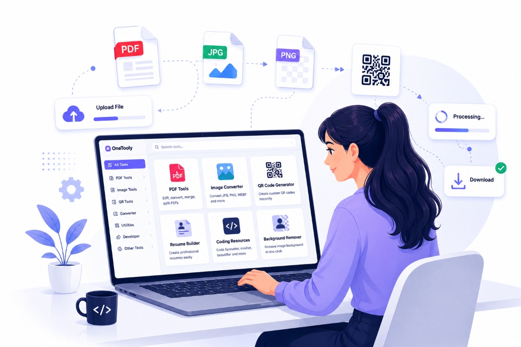 Digital Tools Illustration
